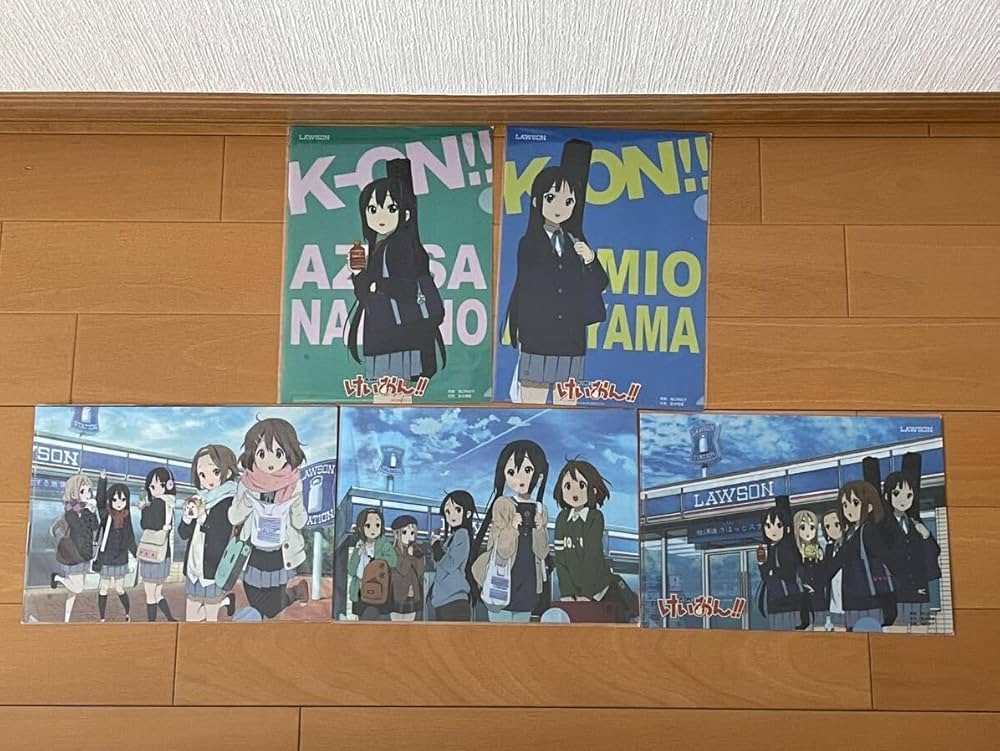 Amazon.co.jp: けいおん クリアファイル ローソン 計15種 セット